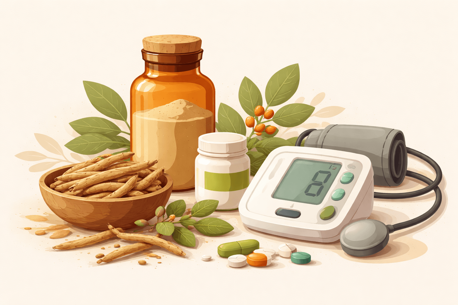 Ashwagandha and Blood Pressure Medication: Risks, Interactions & What to Know