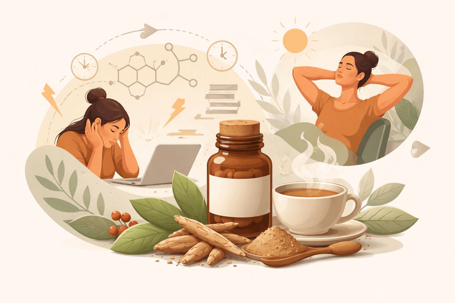 Ashwagandha, Cortisol, and Burnout: An Evidence Brief
