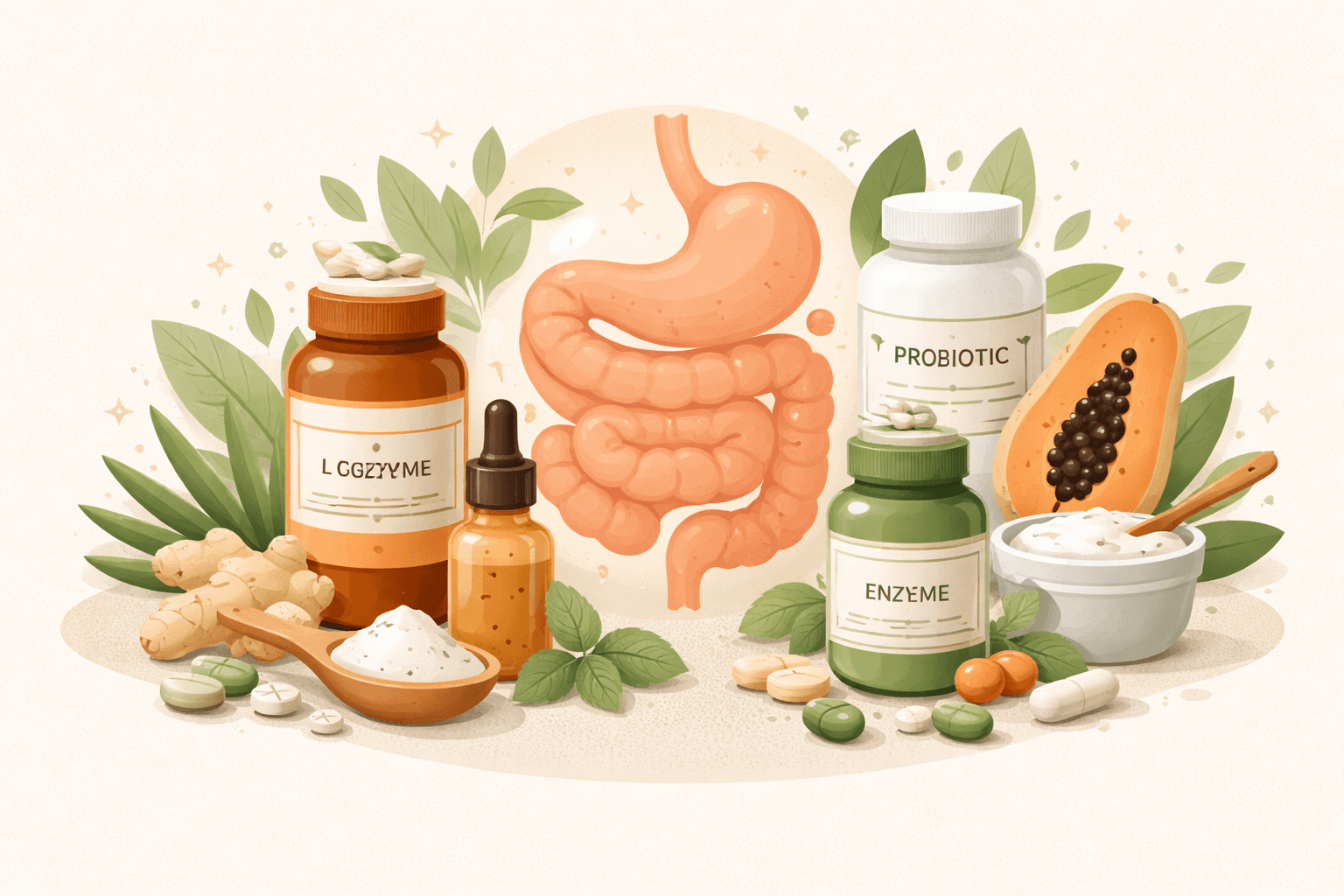 Best Digestive Health Supplements: Probiotics, Enzymes, L‑Glutamine, and What the Evidence Says