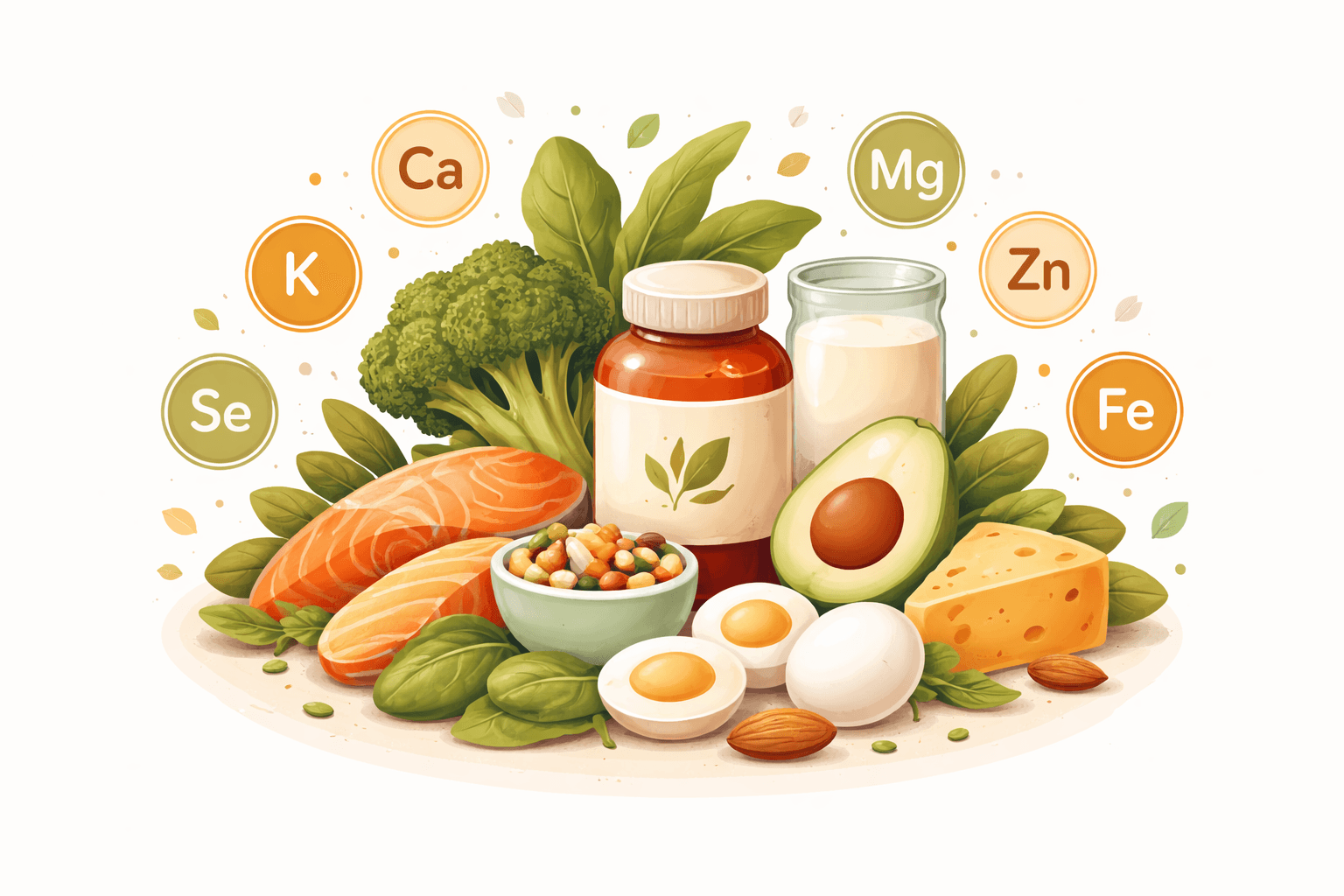 Essential Minerals for Optimal Health: Roles, Recommended Intake, Food Sources, Deficiency Signs, and Safe Supplementation