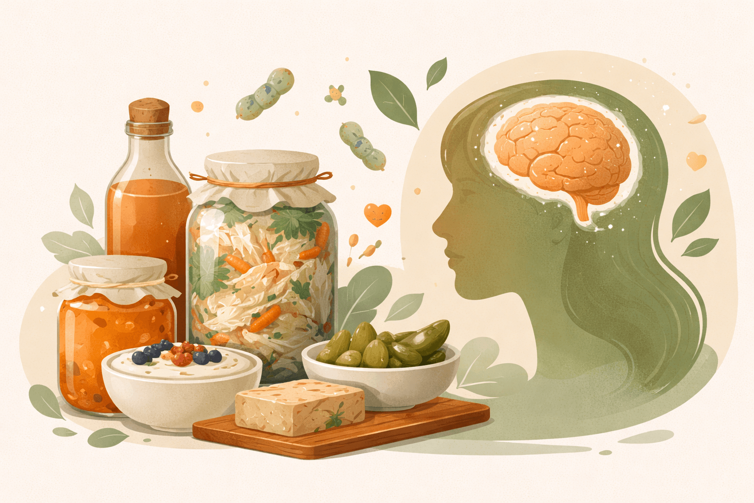 Fermented Foods as Proto‑Psychobiotics for Mood and Anxiety