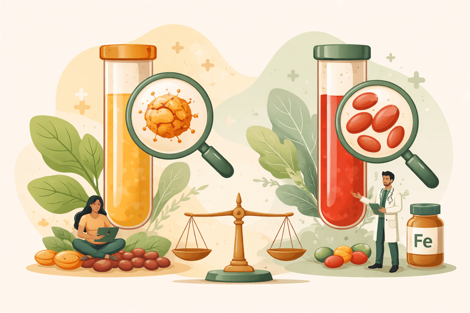 Ferritin vs. Hemoglobin: The Better Early Signal for Iron Deficiency