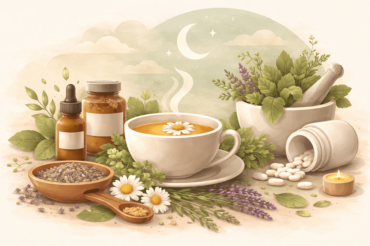 Herbal Remedies for Better Sleep: Evidence, Dosage, Safety, and How They Compare to Common Sleep Aids