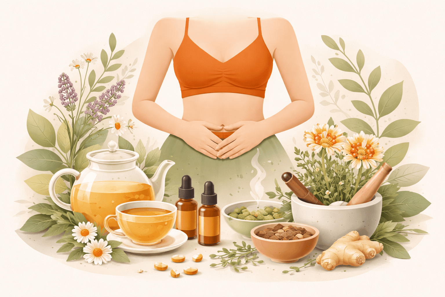Herbal Remedies for Menstrual Irregularities: Evidence, Uses, Dosage & Safety