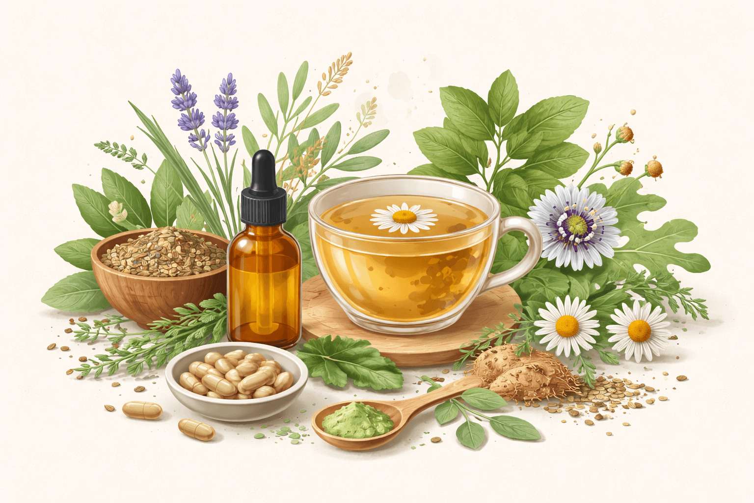 Herbal Treatments for Anxiety Relief: Evidence-Based Herbs, Dosage, and Safety