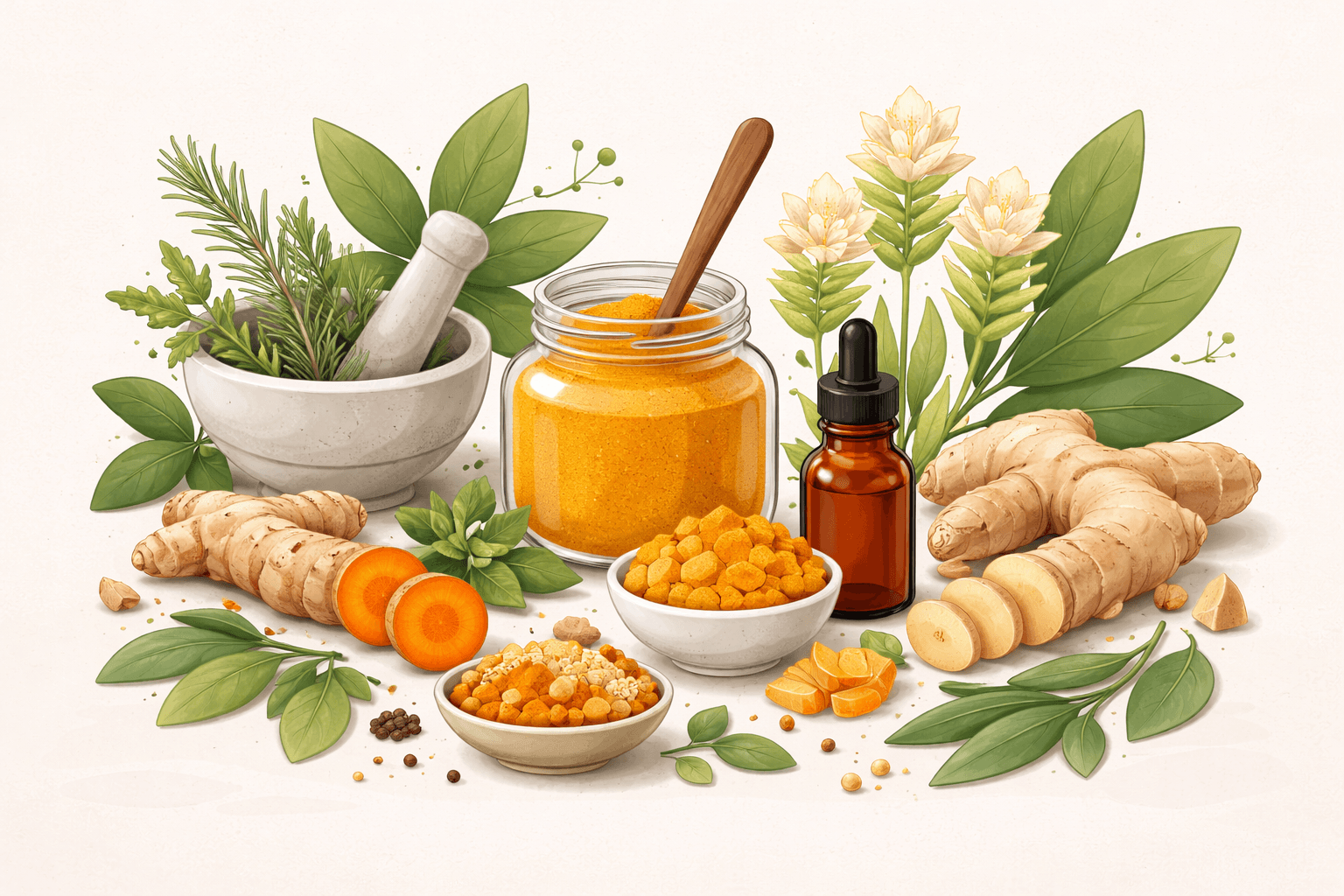 Herbal Treatments for Inflammation: Evidence‑Based Guide to Turmeric, Boswellia, Ginger & More