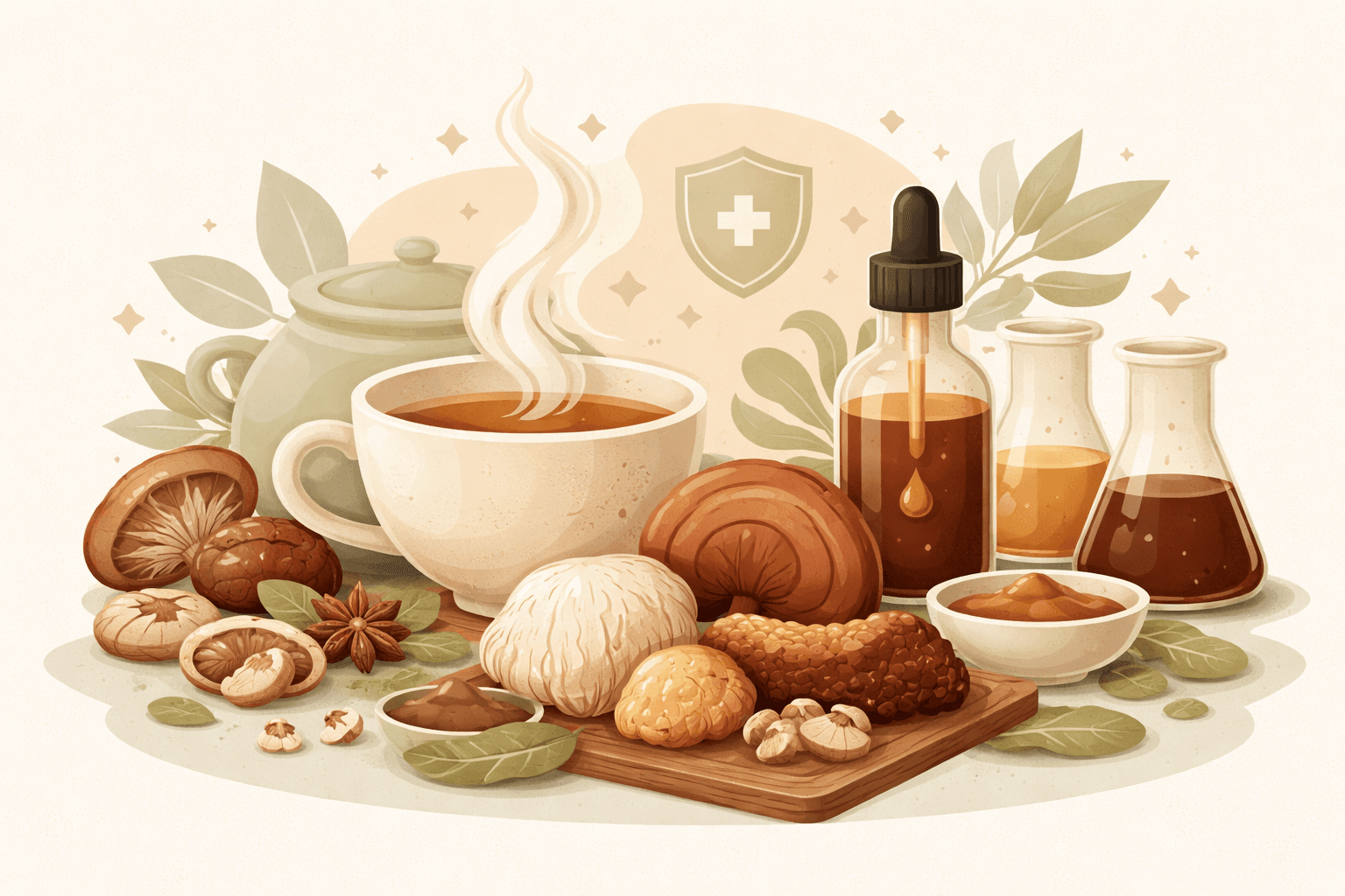 Hot Water vs Dual Extracts: Which Mushroom Preparations Best Support Immune Function?