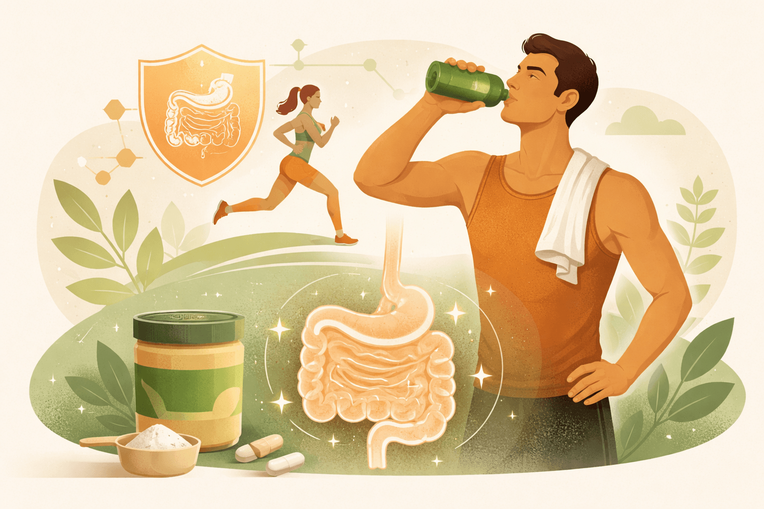 L‑Glutamine for Exercise‑Induced Gut Permeability in Athletes