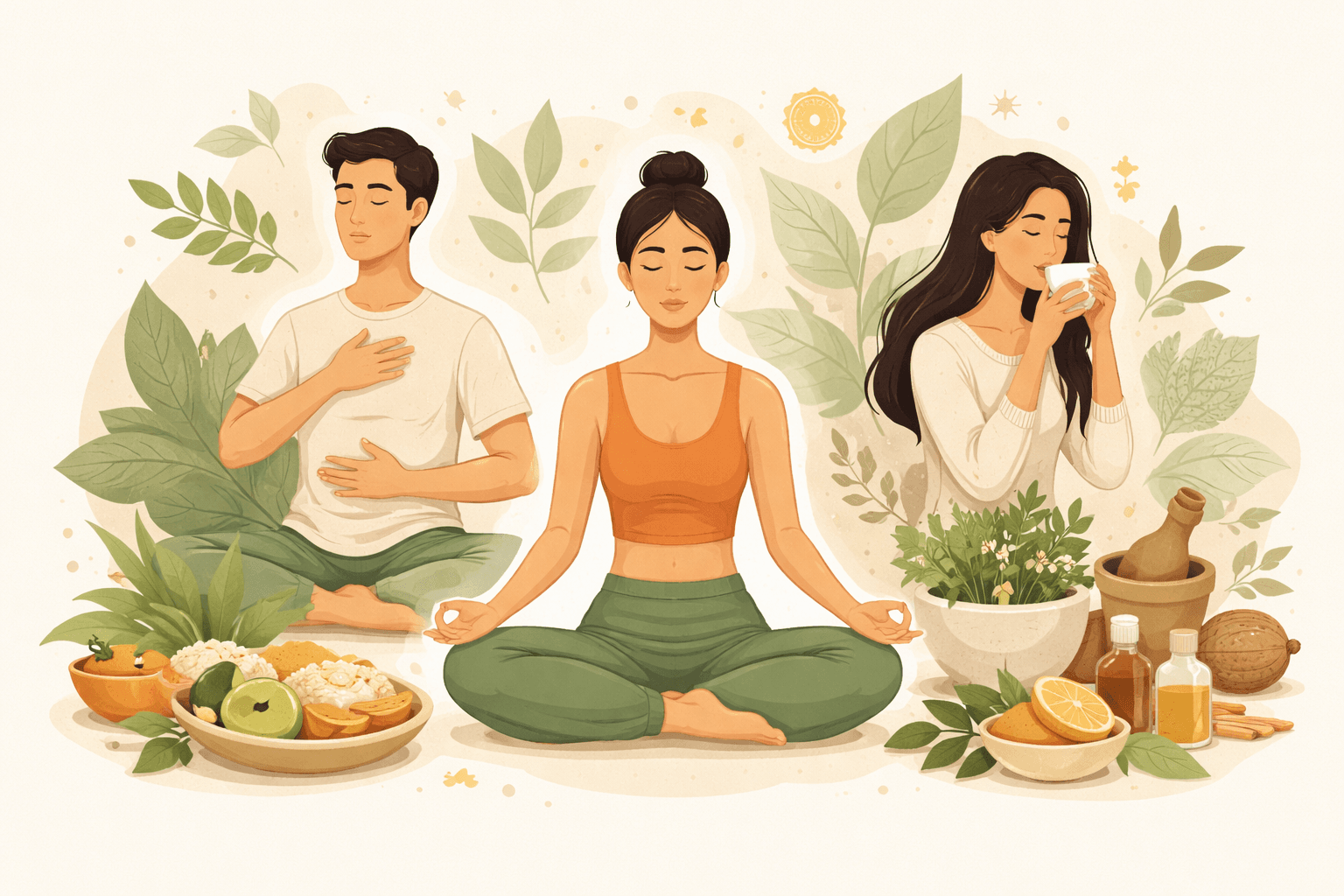 Stress Relief with Ayurveda: Dosha‑Based Techniques, Breathing, Diet & Herbal Support