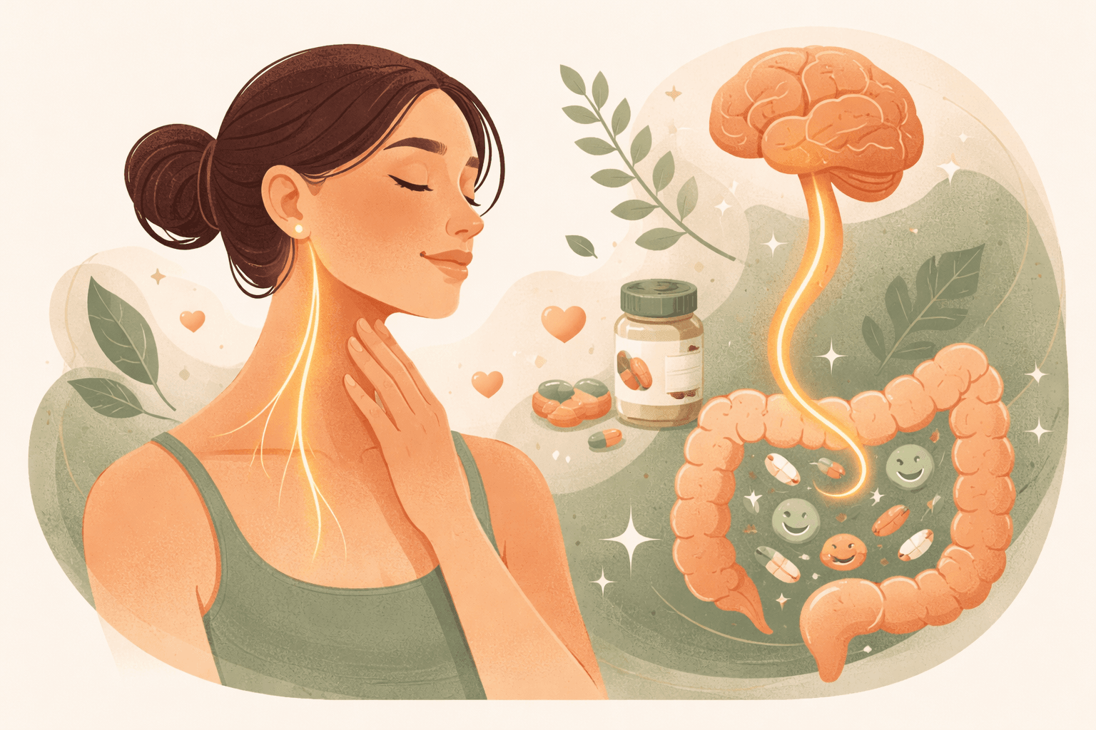 The Vagus Nerve Link: How Psychobiotics May Ease Anxiety