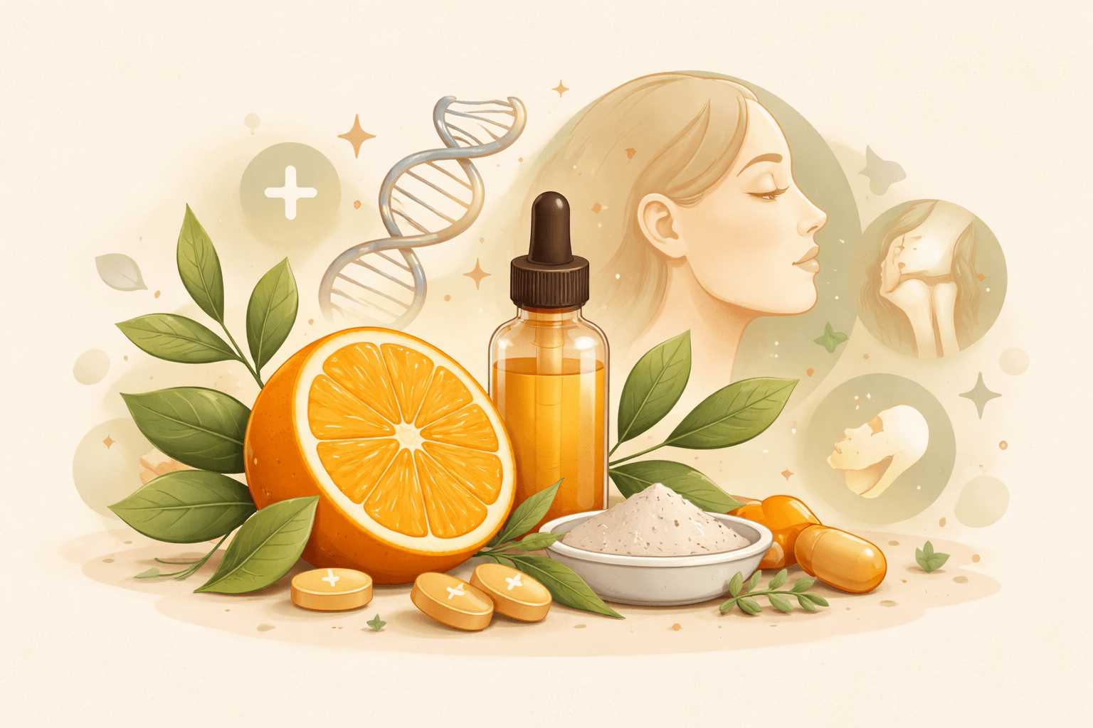 Vitamin C and Collagen: What the Cofactor Role Means for Skin, Joints, and Healing