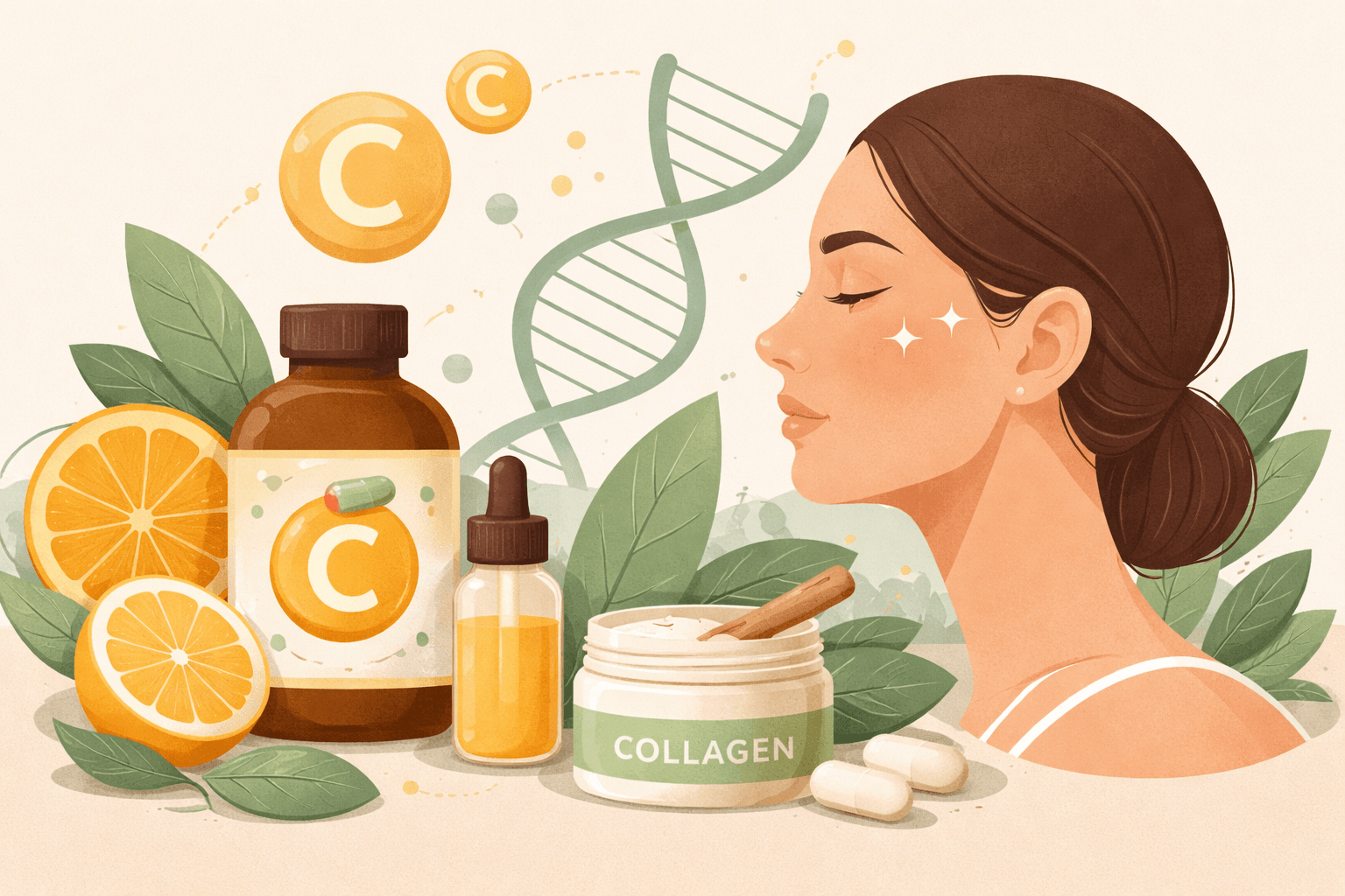 Vitamin C and Collagen: What the Science Really Says About Skin, Tendons, and Healing