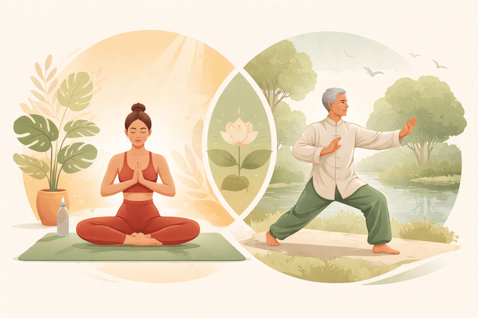 Yoga vs Tai Chi: Comparative Benefits, Evidence, and How to Choose